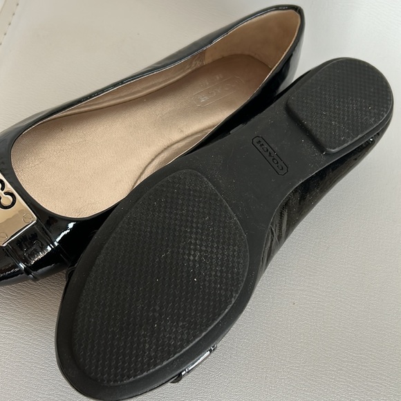 Black COACH flats - Picture 4 of 6